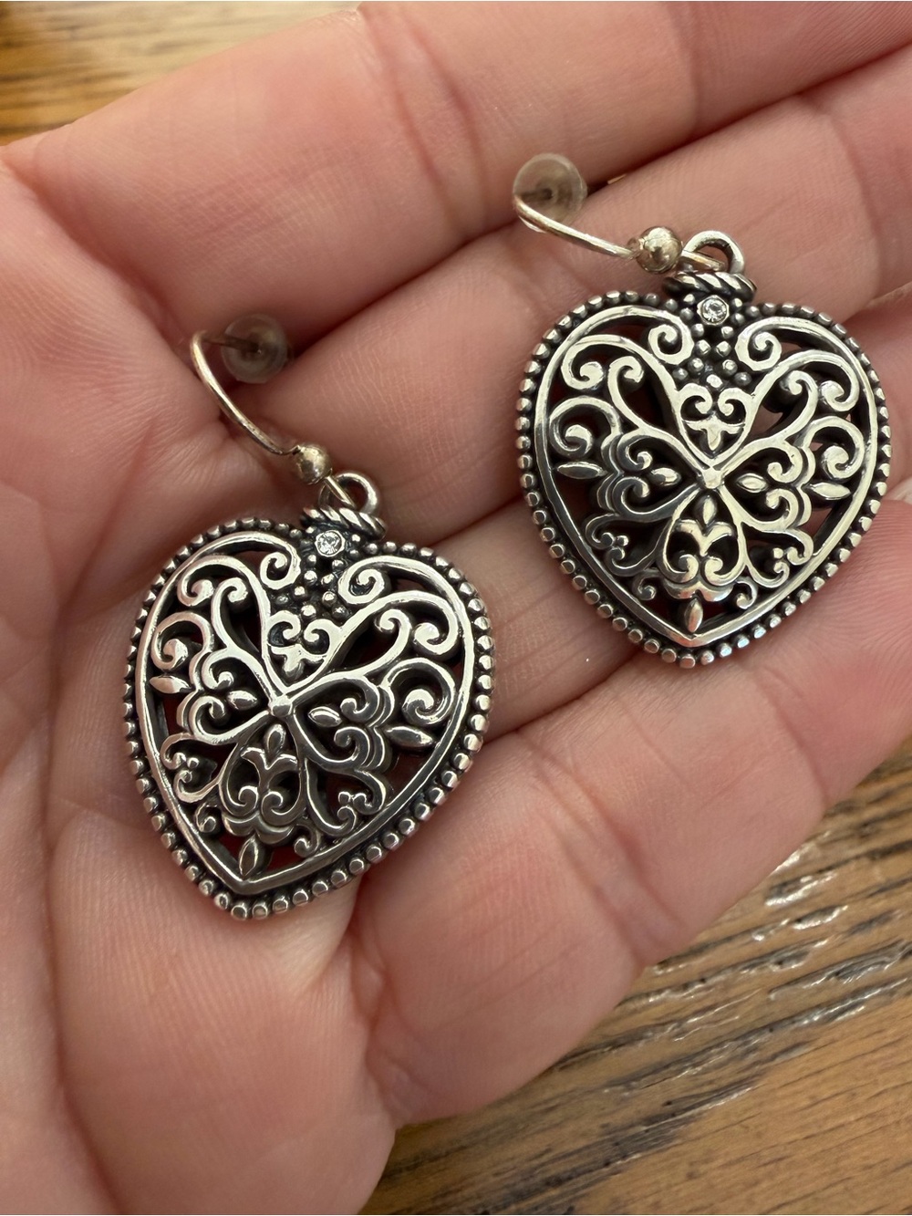 Brighton Heart Scrollwork Earrings
